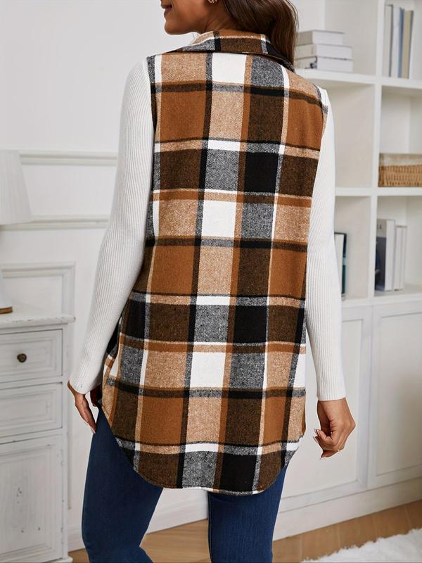 Ayla | Plaid Vest Chic