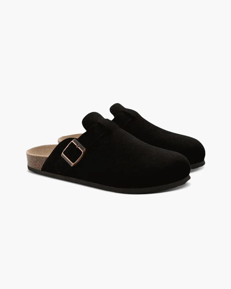 Quentin | Suede Clogs