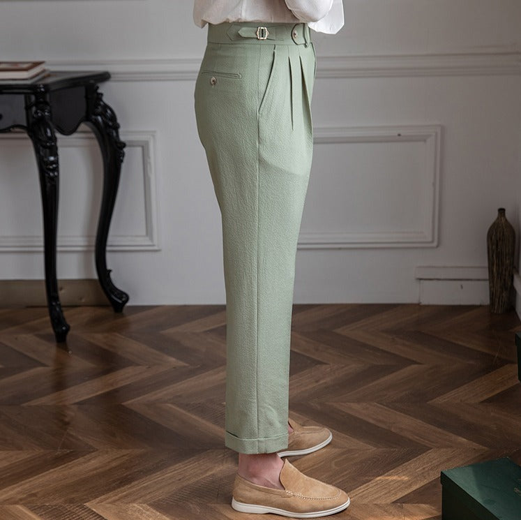 Luca | Pantalon Seersucker Aéré