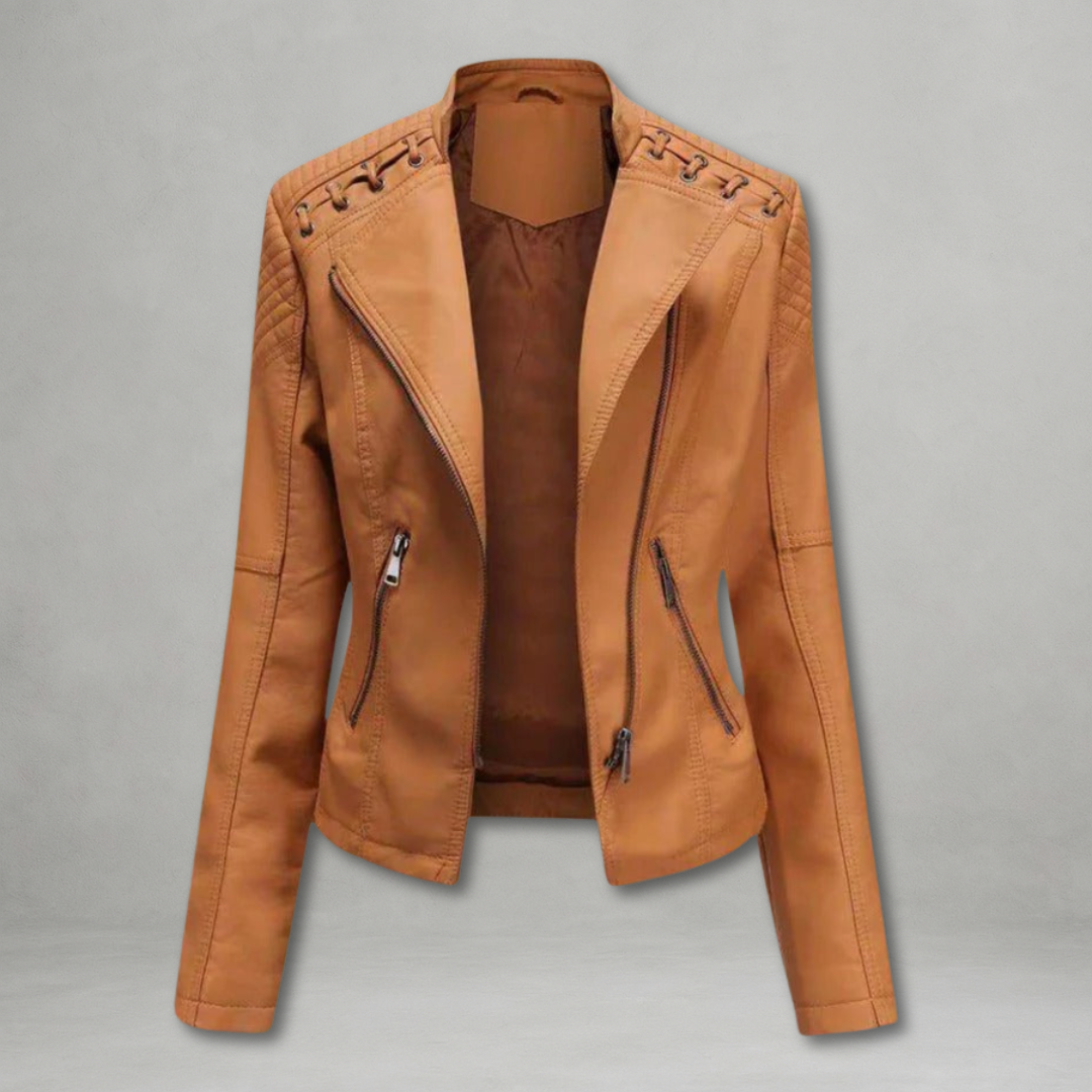 Nicole | Chic Leather Jacket