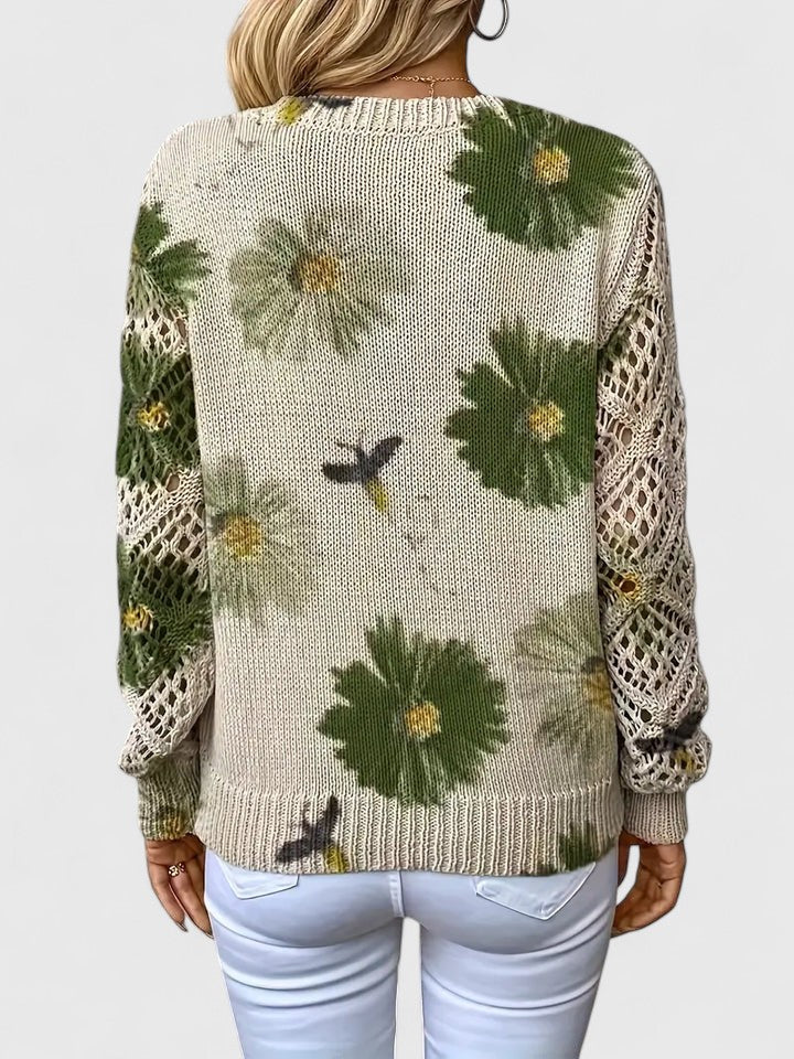 Aurélie | Floral Elegance Sweater