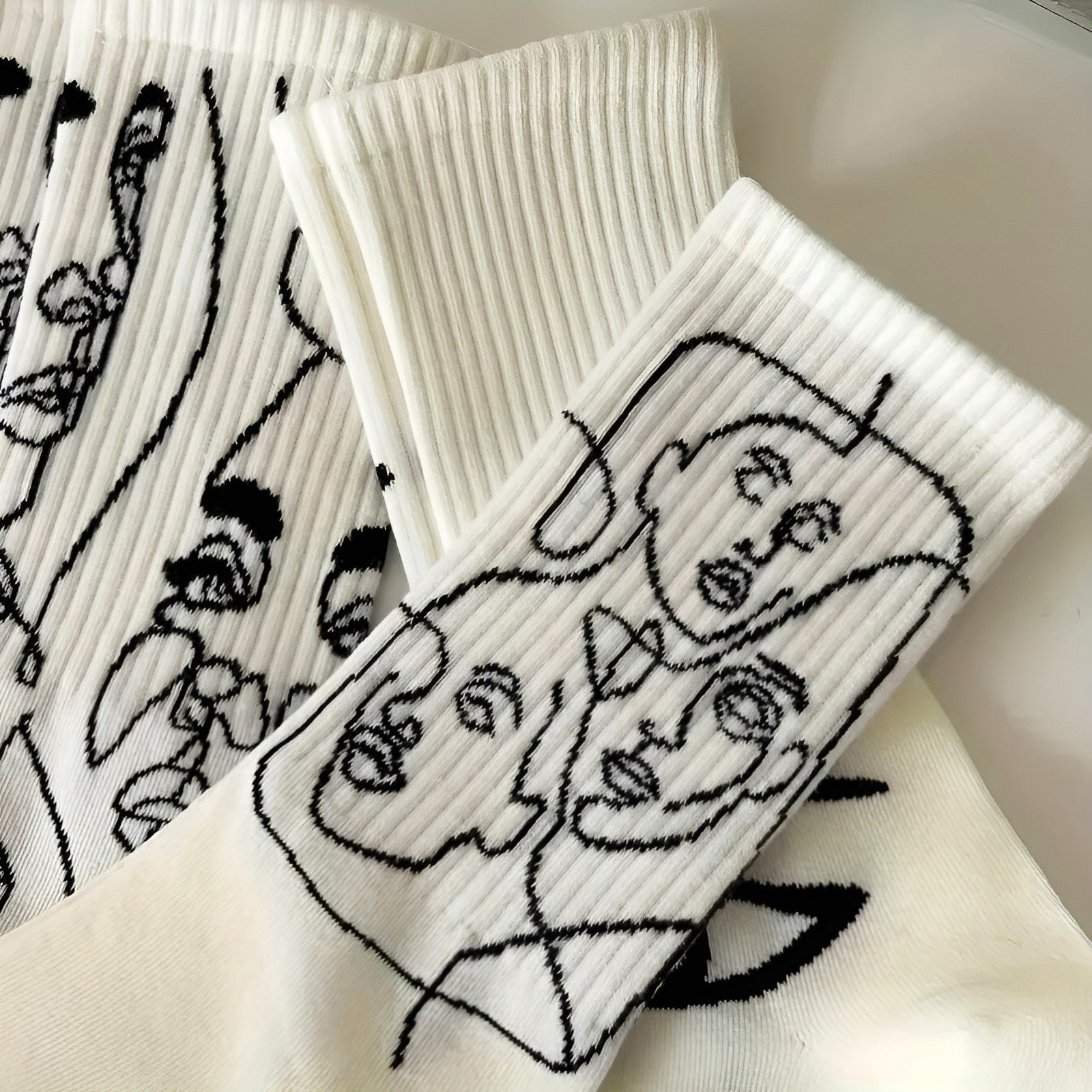 Alex | Abstract Print Socks