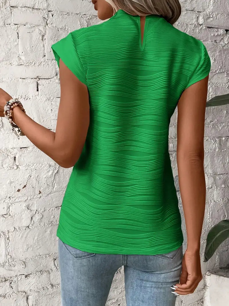 Carolyn | Chic Round Neck Tee