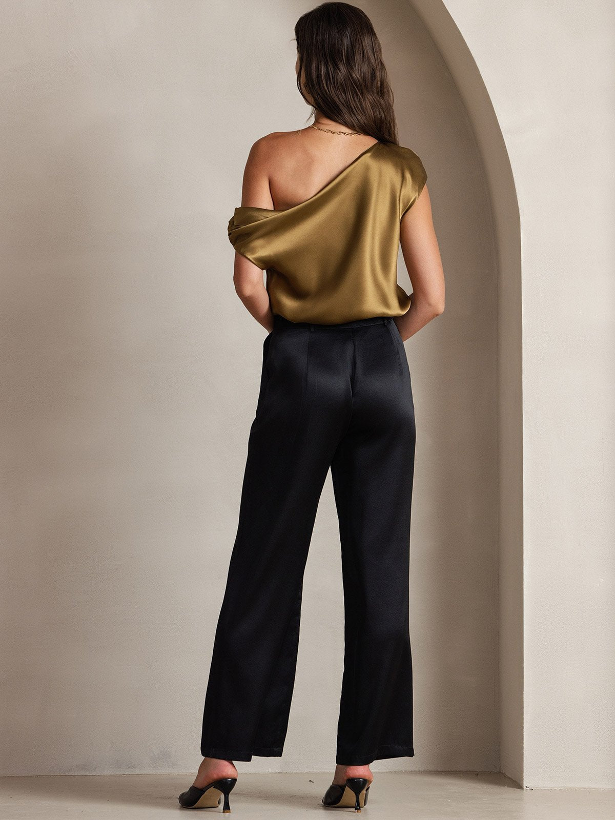 Sophia | Classic Silk Trousers