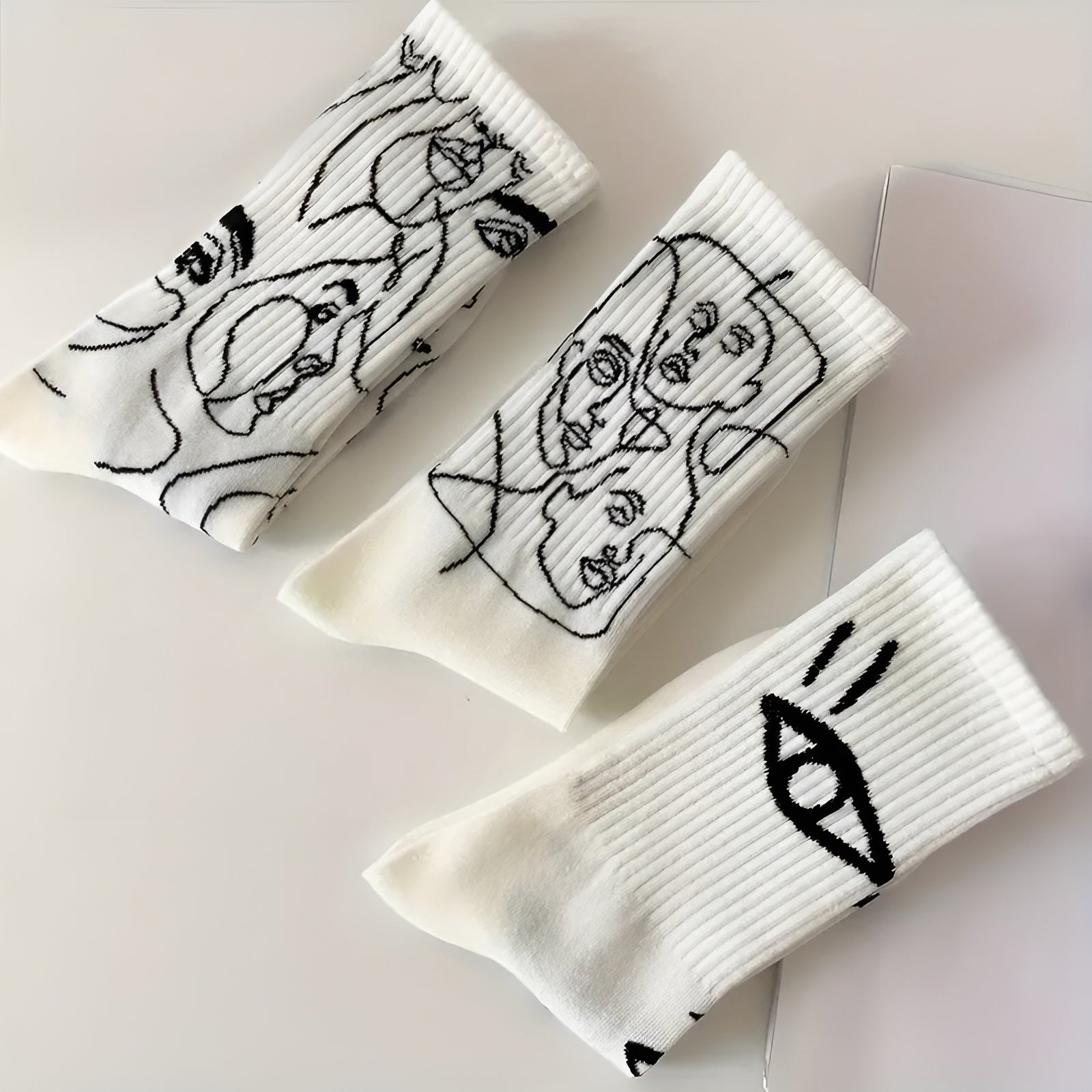 Alex | Abstract Print Socks