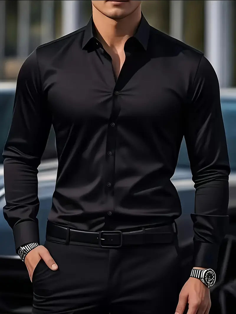 Marc | Elegant Long Sleeve Top