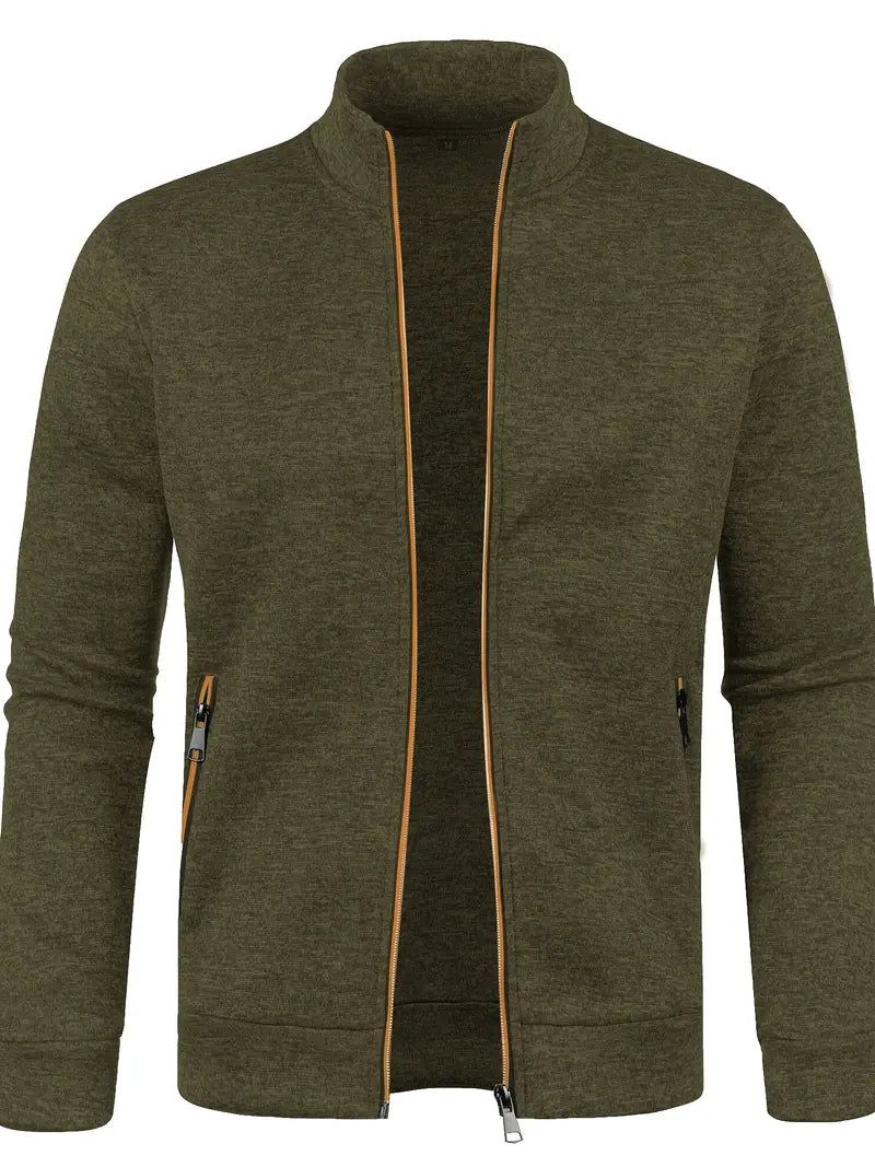 Guillaume | Modern Zip Cardigan