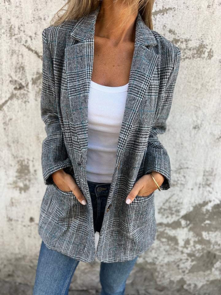 Chloe | Vintage Houndstooth Blazer
