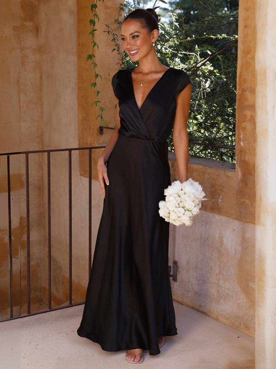 Lora | Satin Mermaid Gown