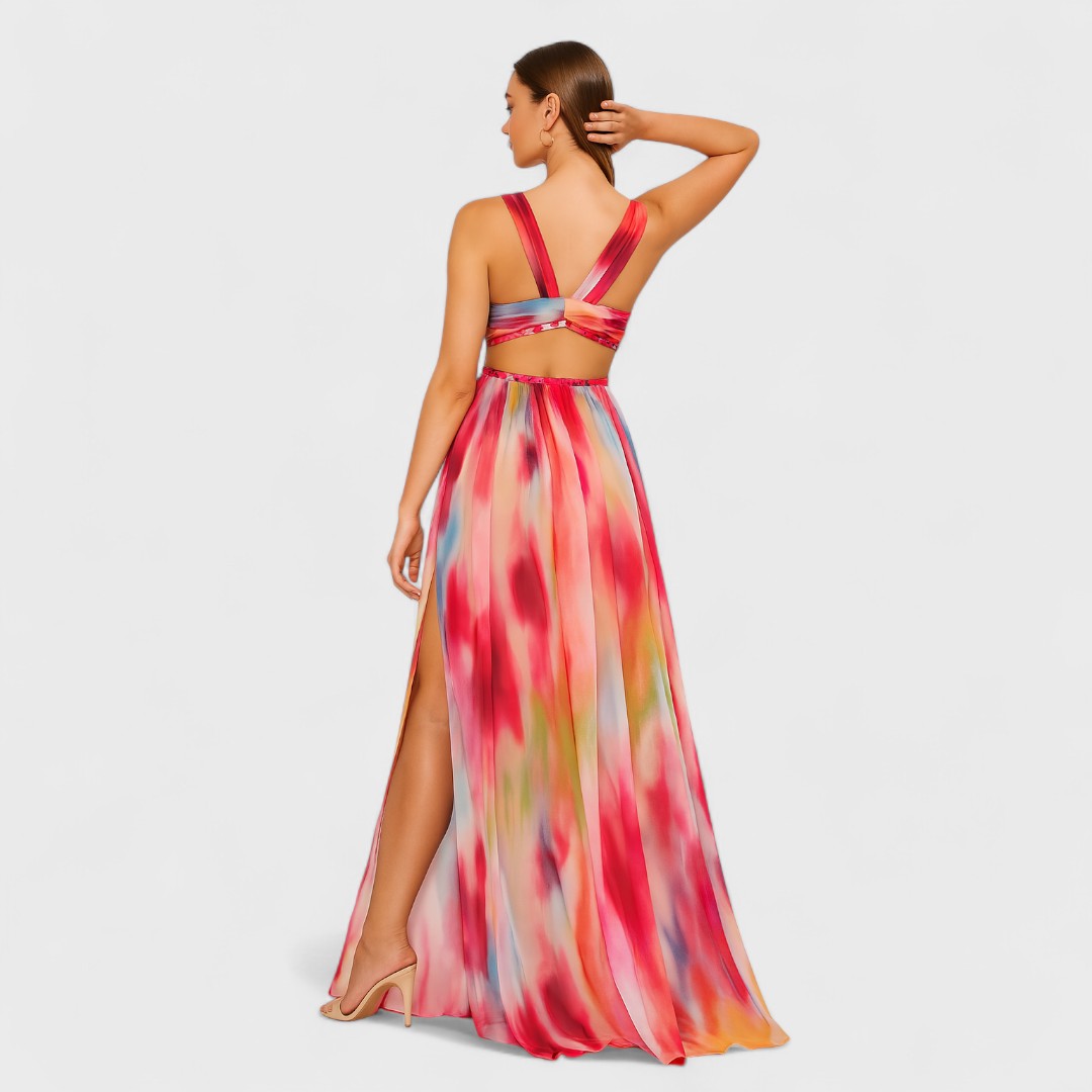 Freya | Vibrant Gradient Dress