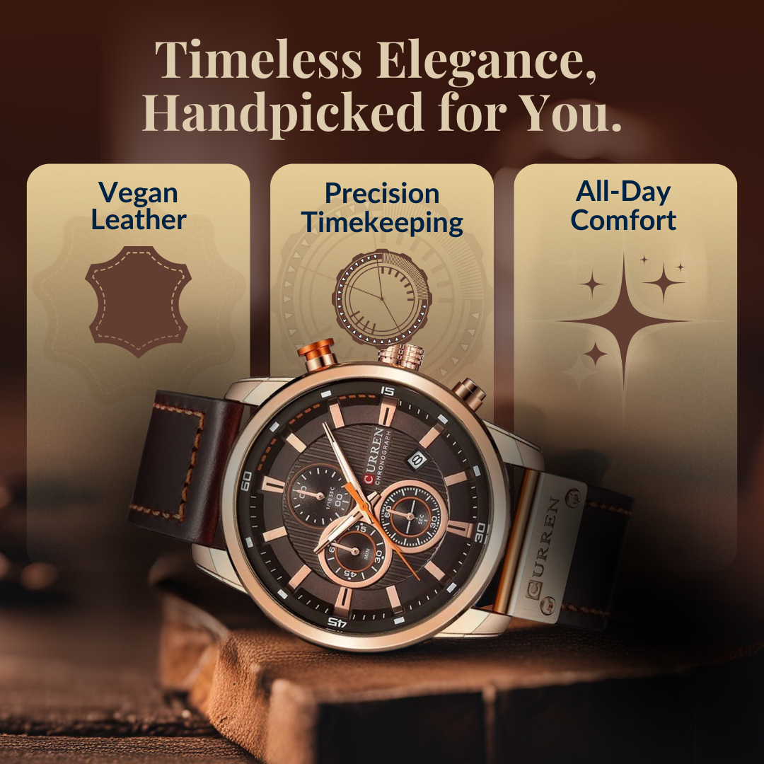 Léo | Montre Élégante Cuir