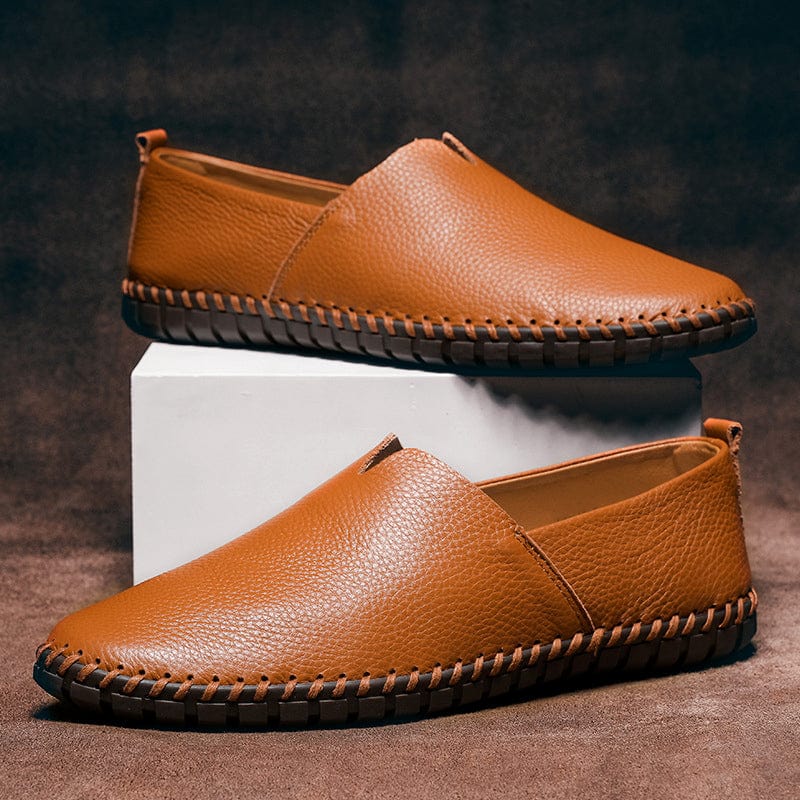 Marc | Elegant Leather Espadrilles