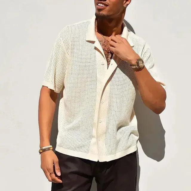 Julien | Opulent Short Sleeve Blouse