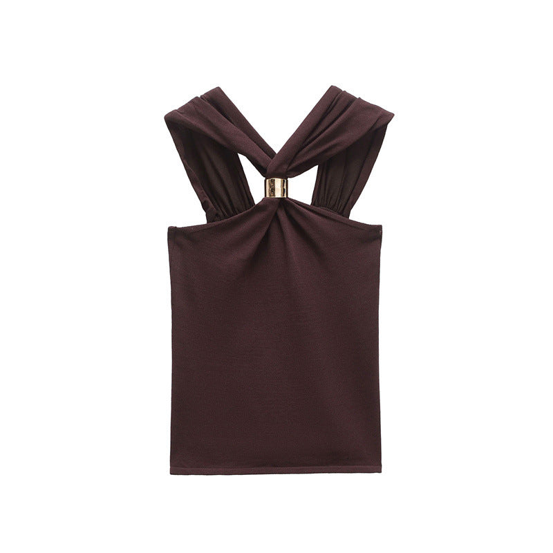 Luna | Elegant Halter Top
