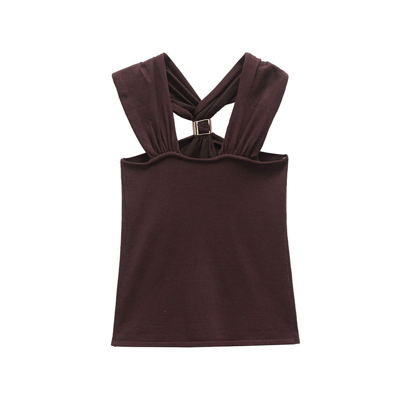Luna | Elegant Halter Top