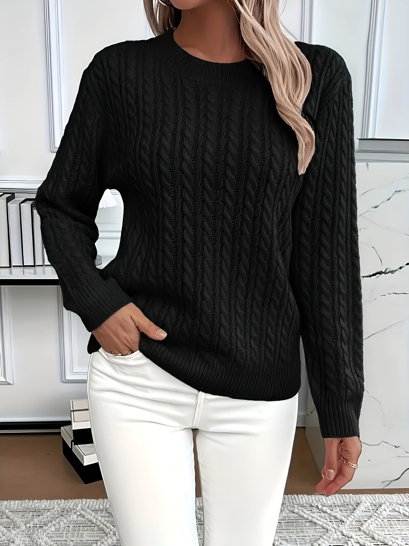 Audrey | Long Sleeve Ribbed Top