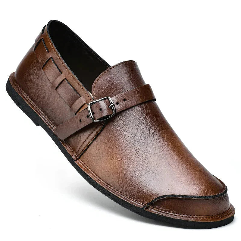 Lorenzo | Elegant Leather Loafers