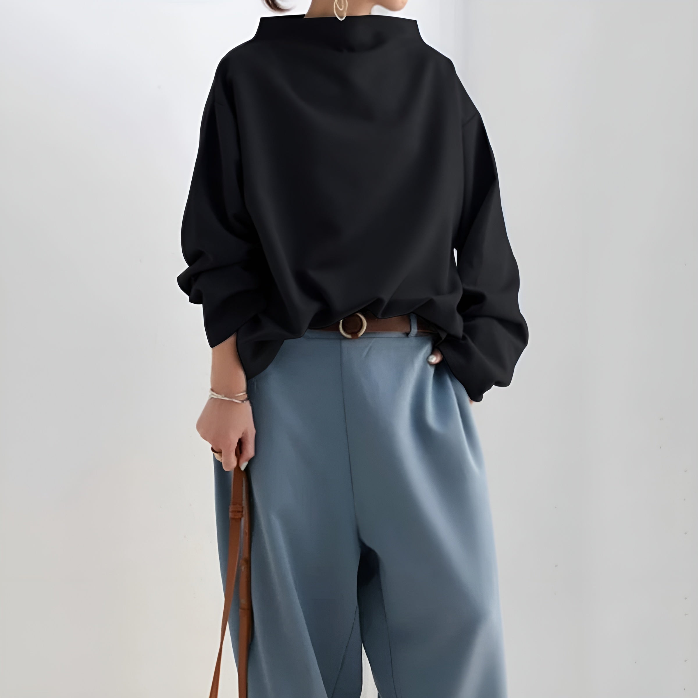 Elisa | High Neck Sweater