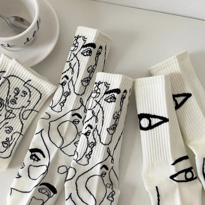 Alex | Abstract Print Socks