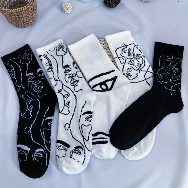 Alex | Abstract Print Socks
