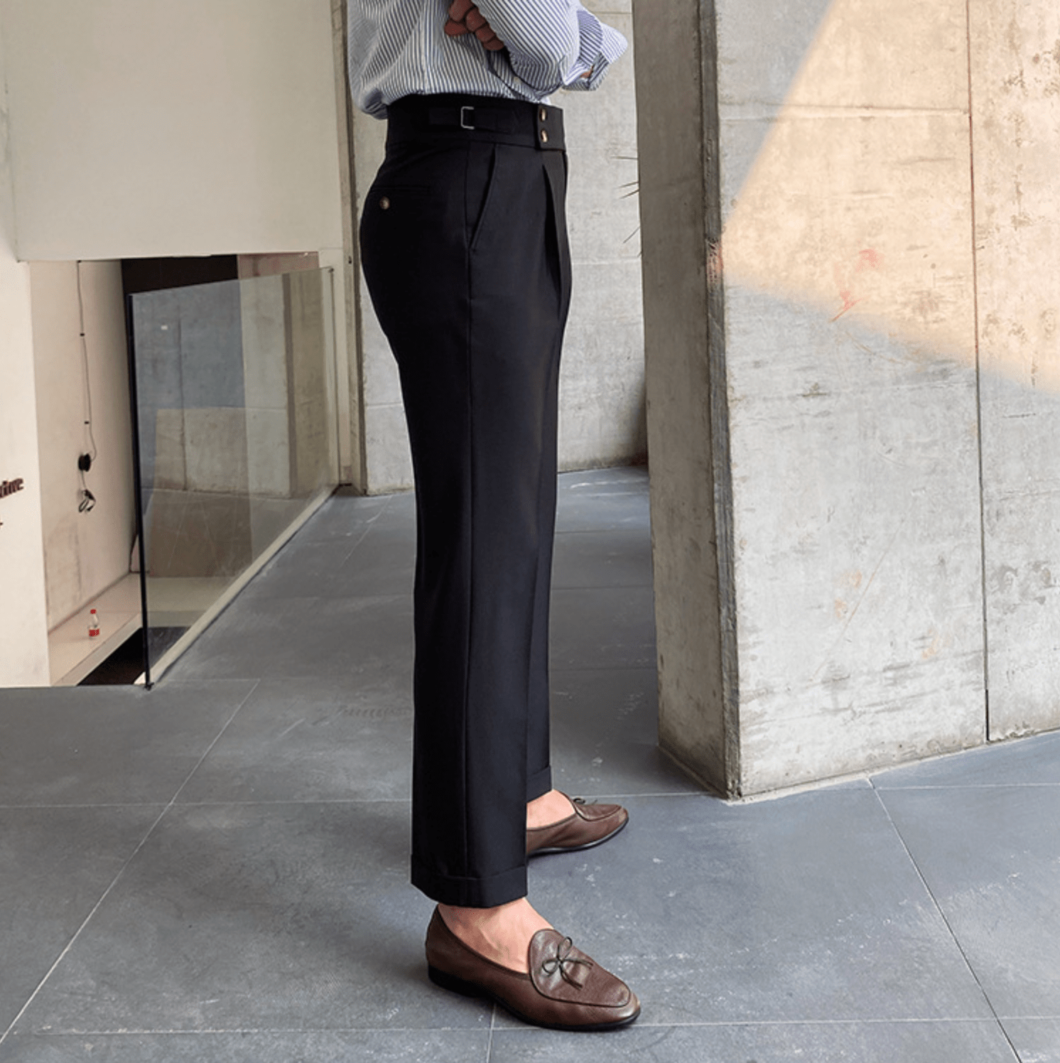 Edward | Stylish High-Waist Pants