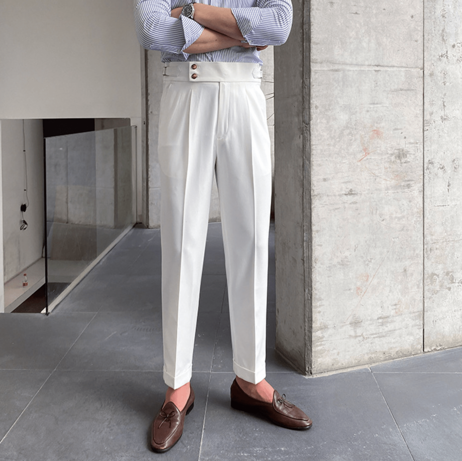 Edward | Stylish High-Waist Pants