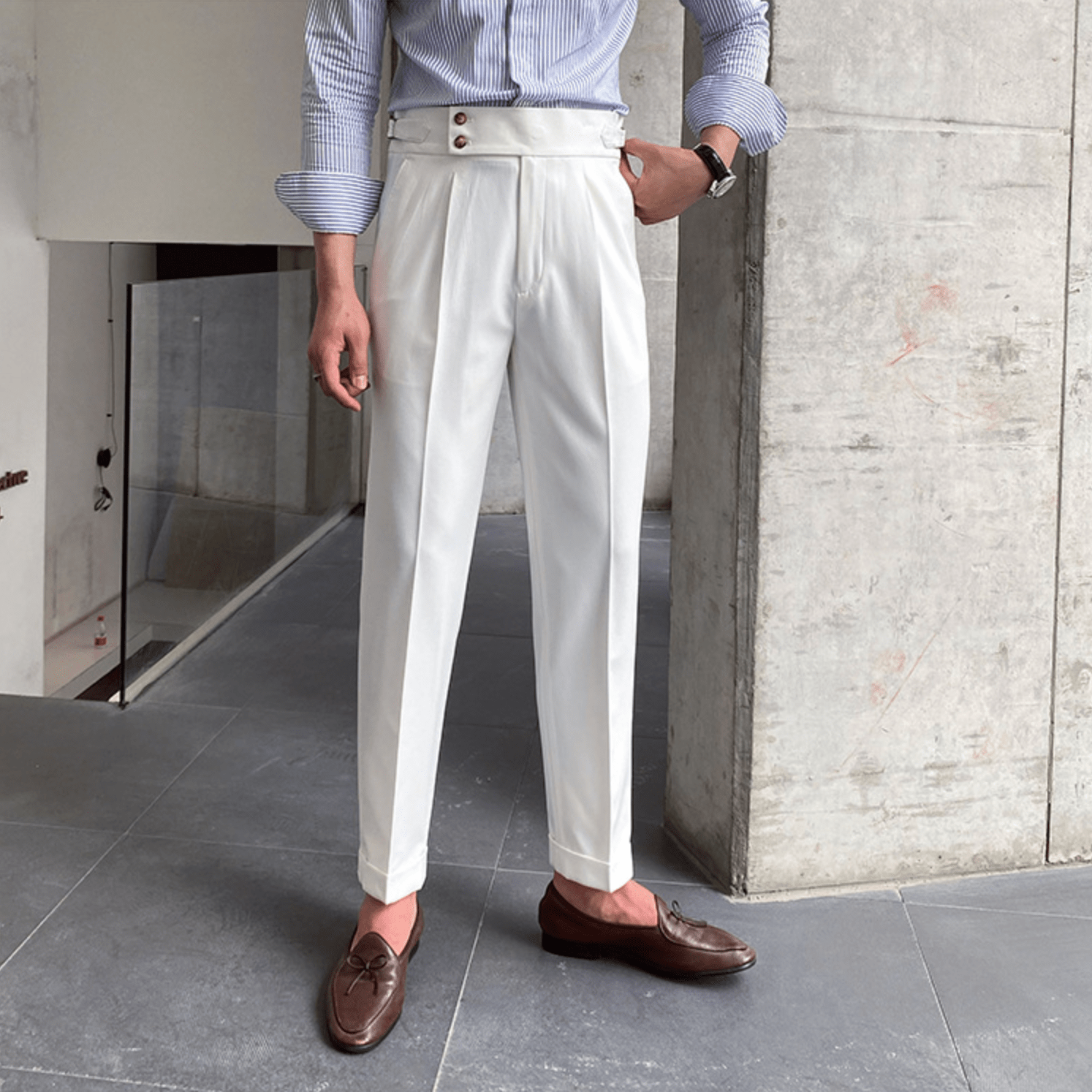 Edward | Stylish High-Waist Pants