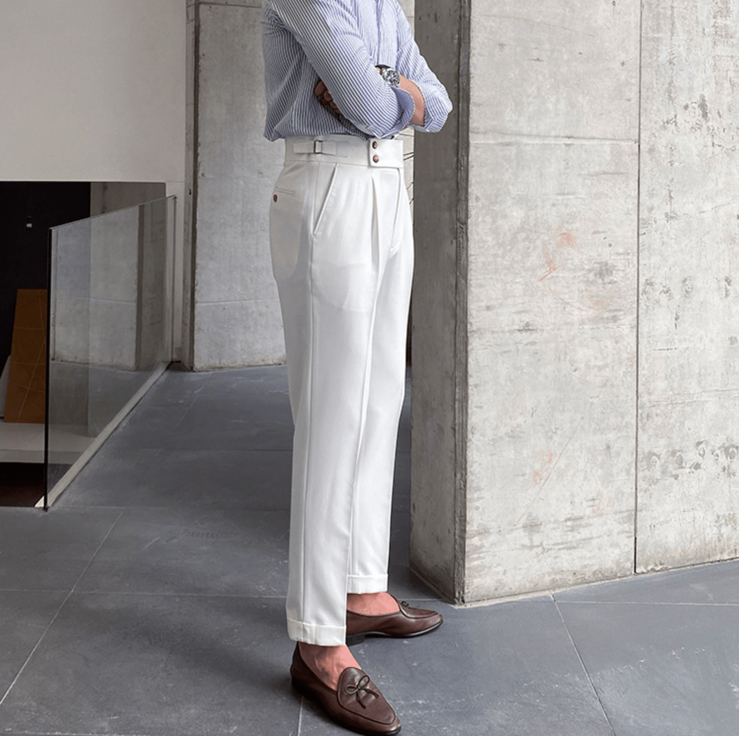 Edward | Stylish High-Waist Pants