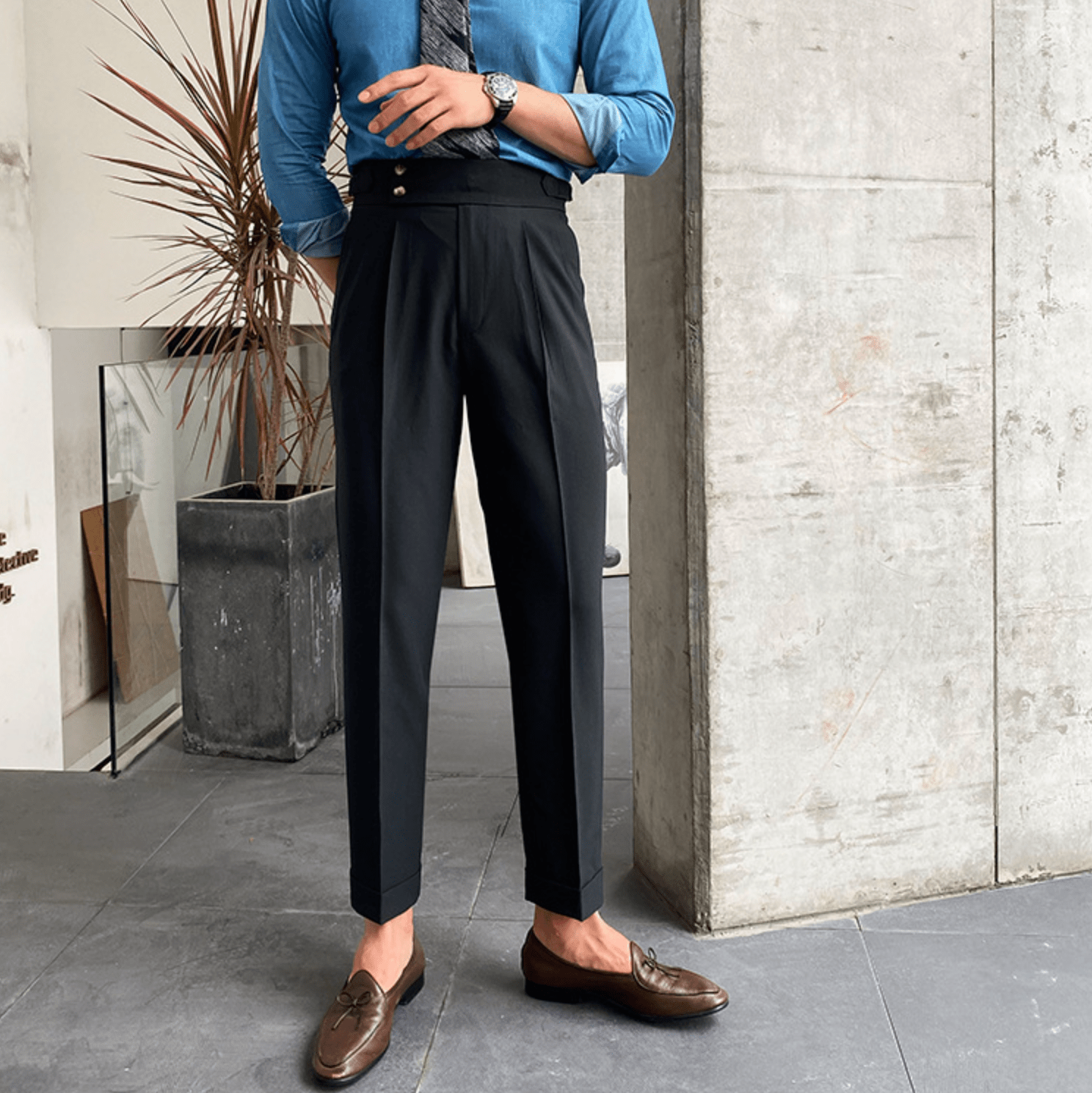Edward | Stylish High-Waist Pants