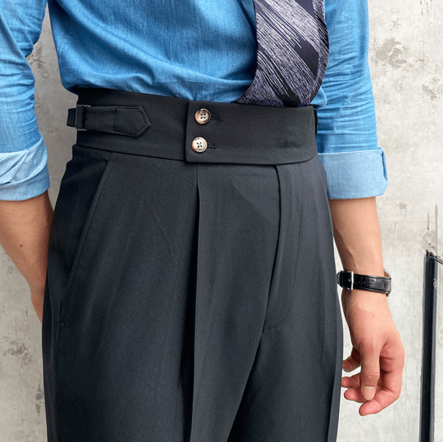 Edward | Stylish High-Waist Pants