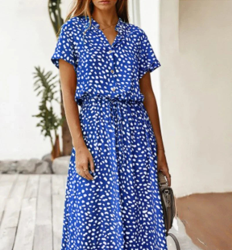 Savanna | Elegant Button Dress