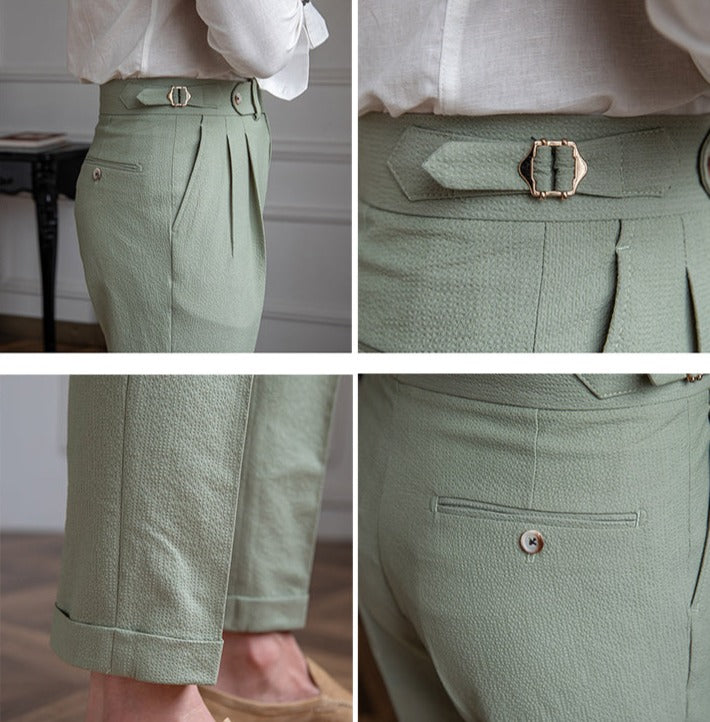Luca | Pantalon Seersucker Aéré