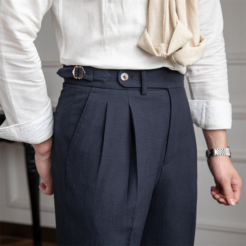 Luca | Pantalon Seersucker Aéré