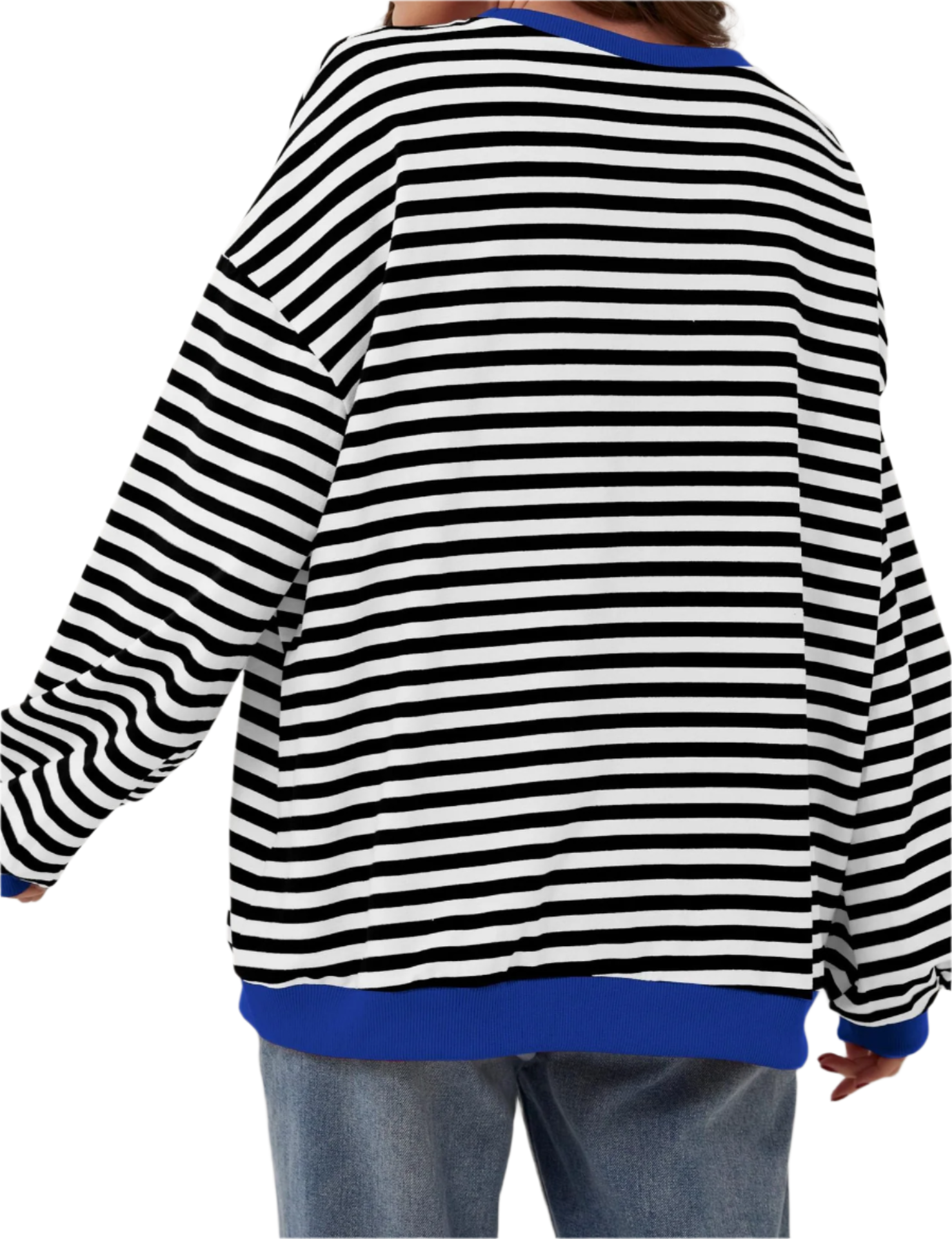 Alisa | Chic Striped Sweatshirt