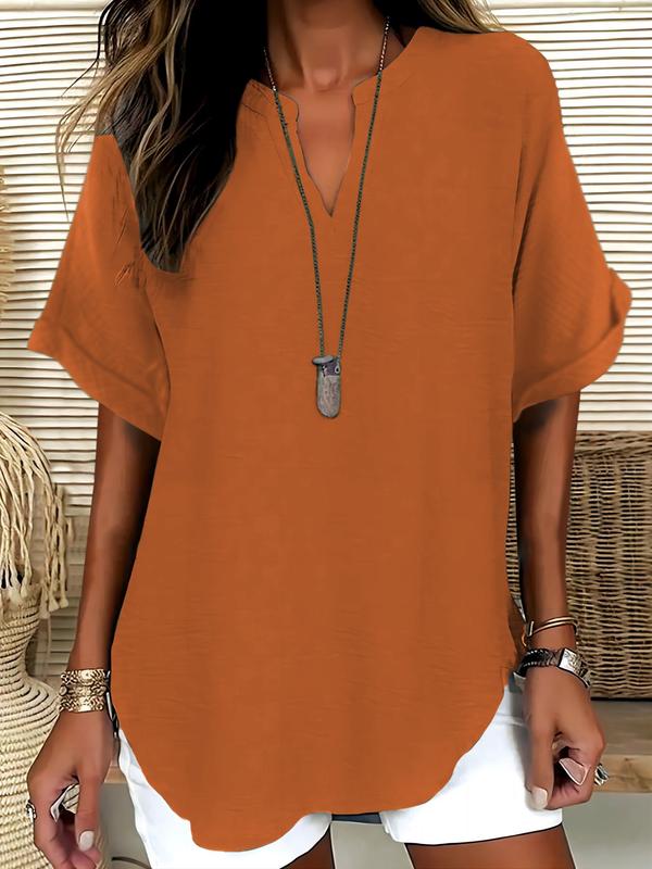 Élise | Chic Short Sleeve Blouse