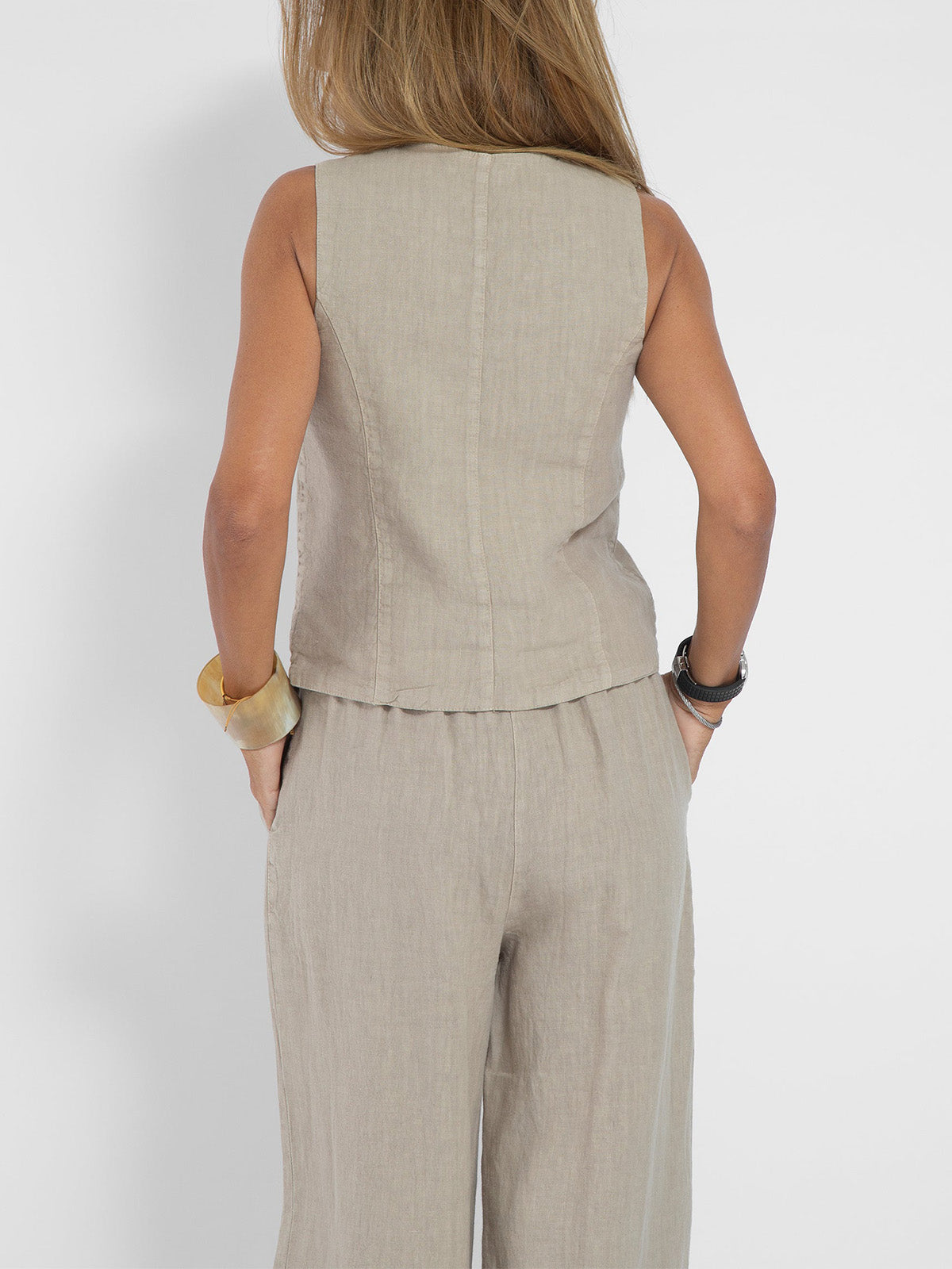Aira | Chic Vest & Wide Pants