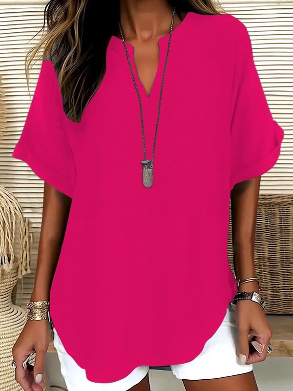 Élise | Chic Short Sleeve Blouse