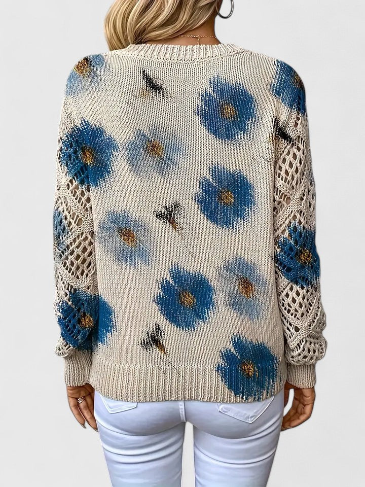 Aurélie | Floral Elegance Sweater