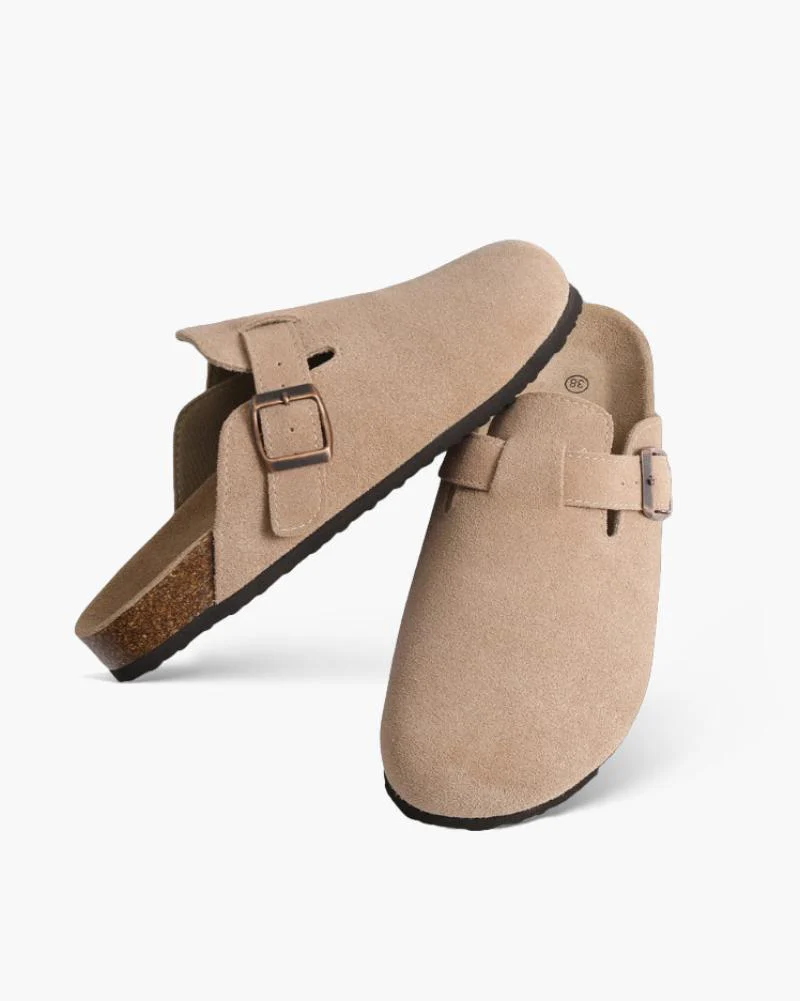Quentin | Suede Clogs