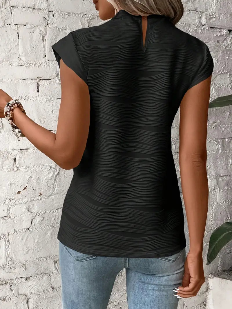 Carolyn | Chic Round Neck Tee