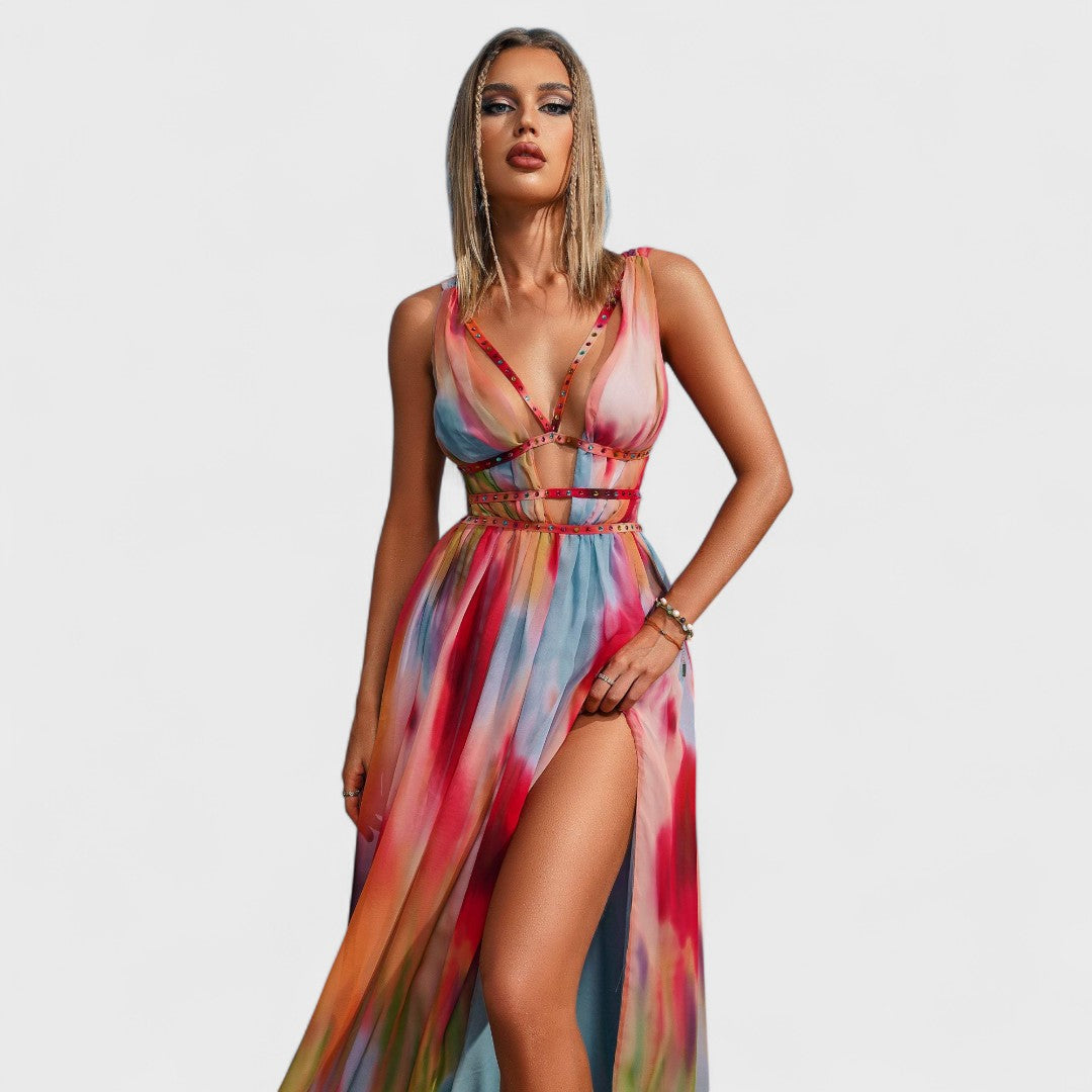 Freya | Vibrant Gradient Dress