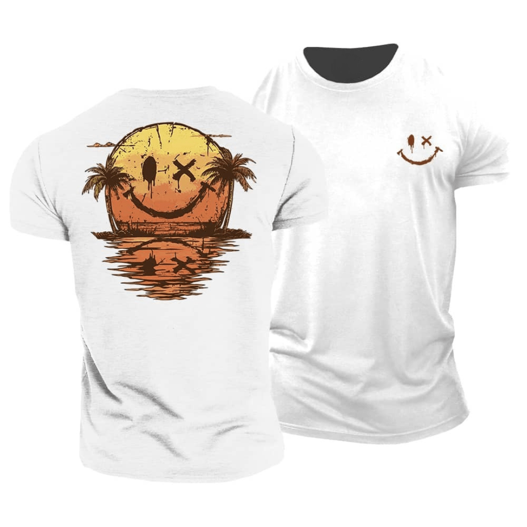 Léo | T-shirt Smiley Plage