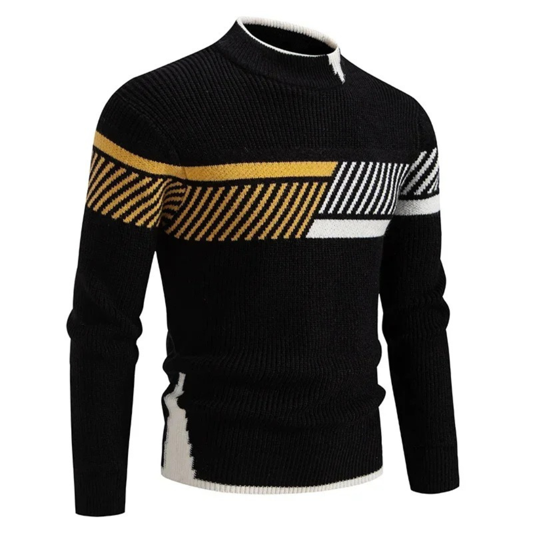 Liam | Elegant Geometric Sweater