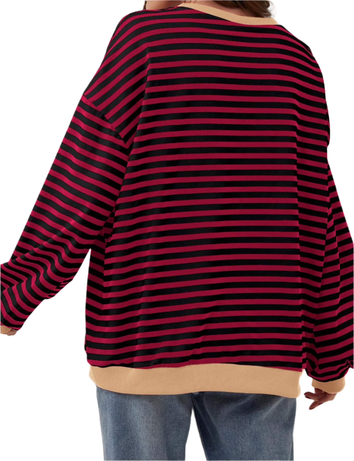 Alisa | Chic Striped Sweatshirt