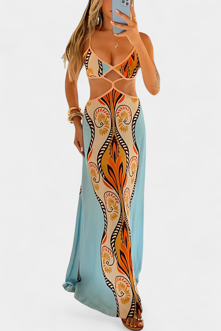 Sytella | Abstract Cutout Dress