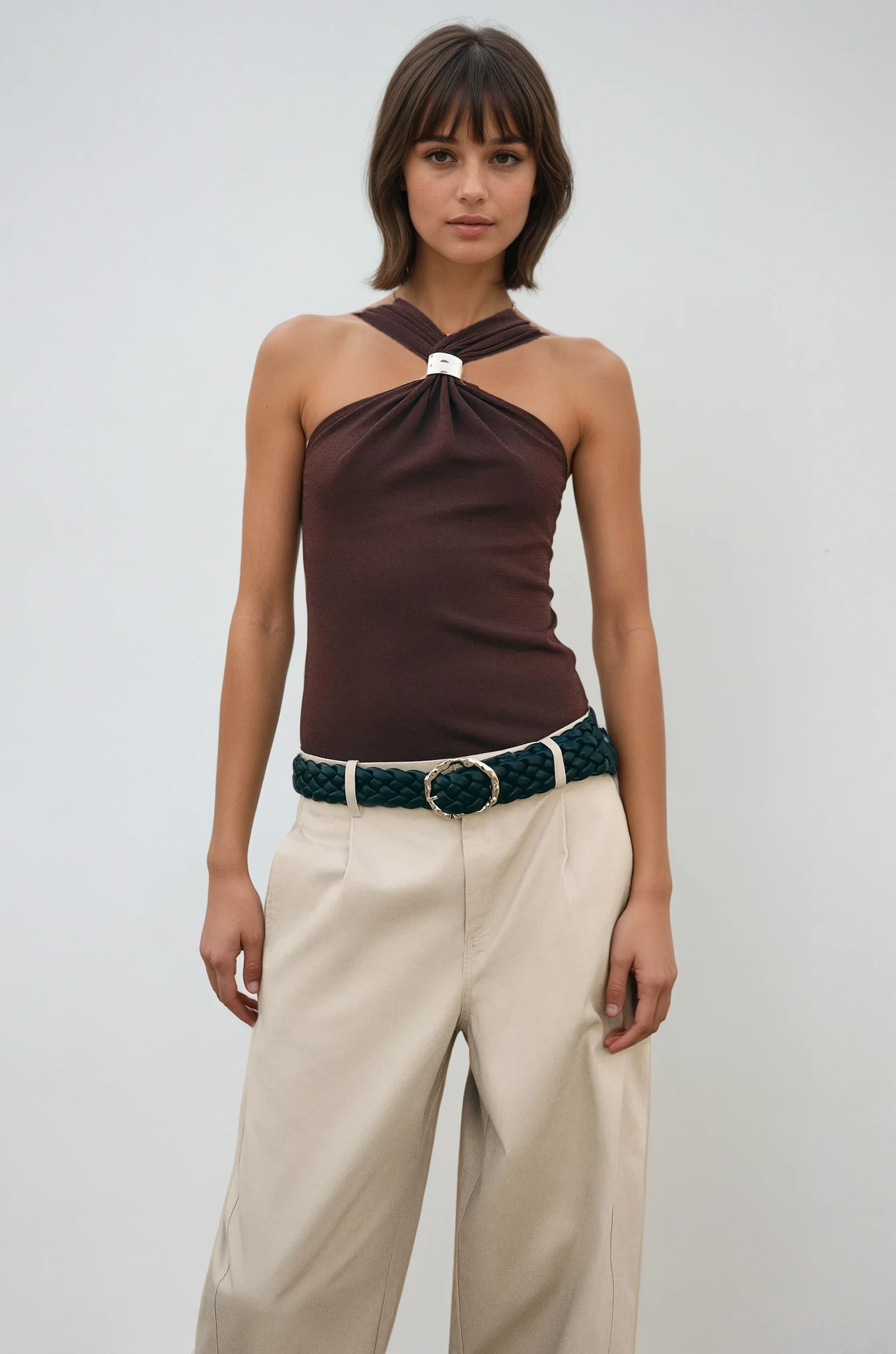 Luna | Elegant Halter Top