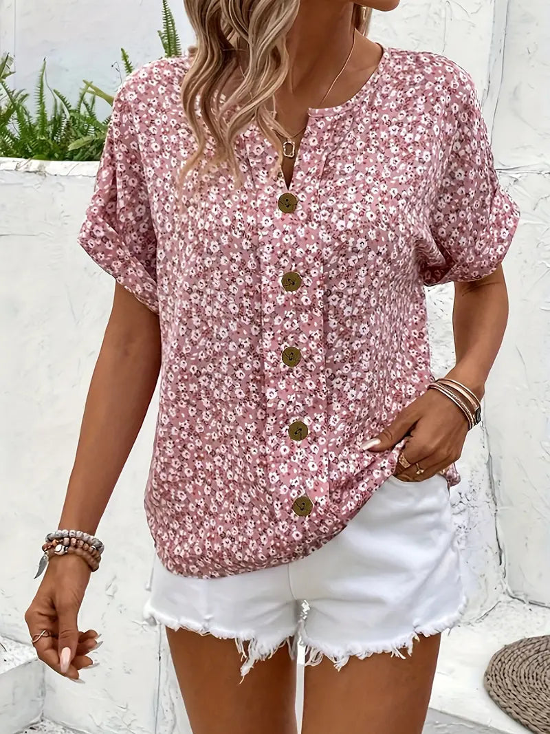 Clara | Elegant Floral Blouse