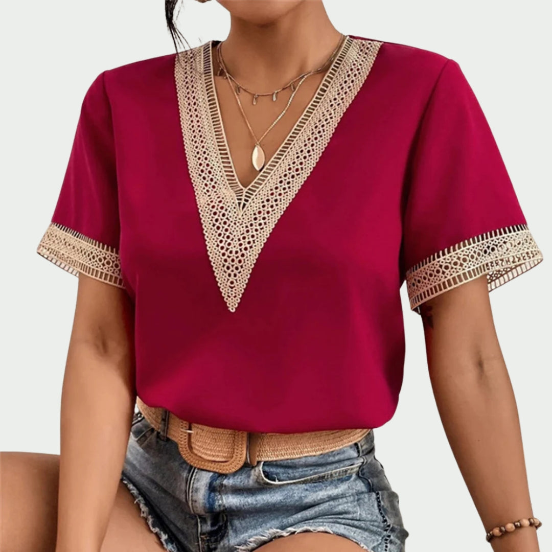 Sophie | V-Neck Tee