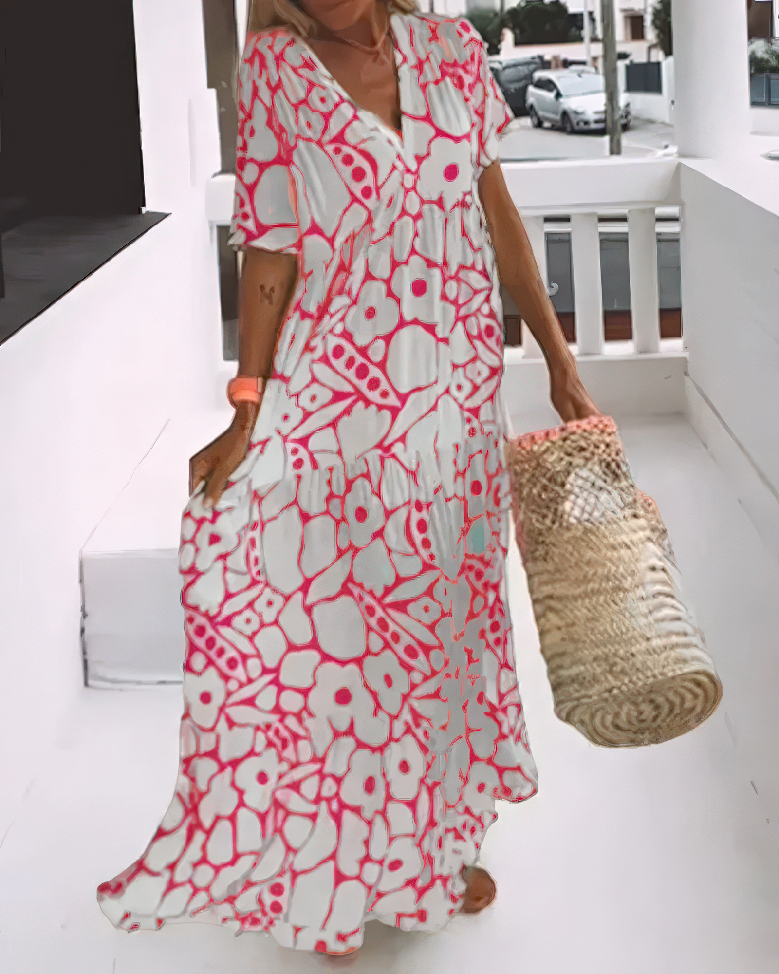 Zoé | Elegant V-Neck Dress