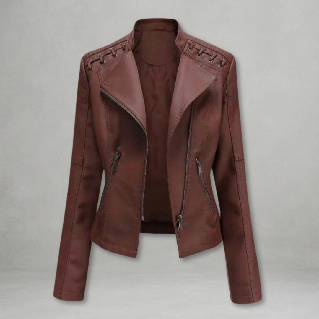 Nicole | Chic Leather Jacket
